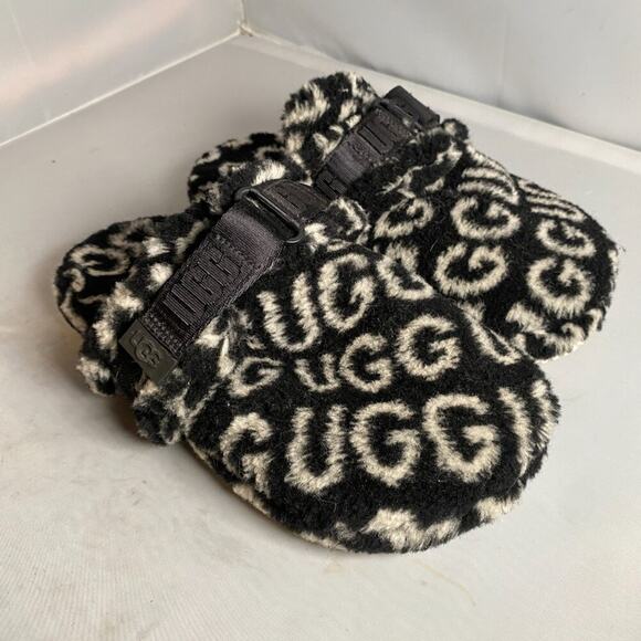 UGG MEN’S FLUFF IT POP SLIP-ON SLIDES SLIPPERS sz 10